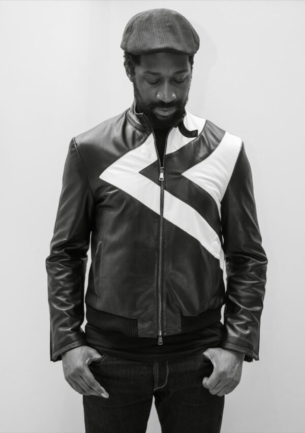 Lamb nappa leather jacket - Image 4
