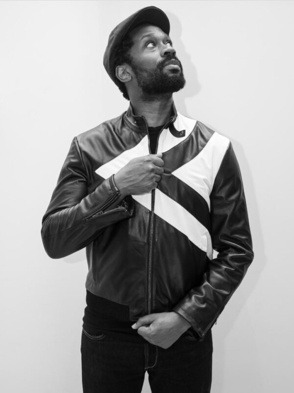 Lamb nappa leather jacket