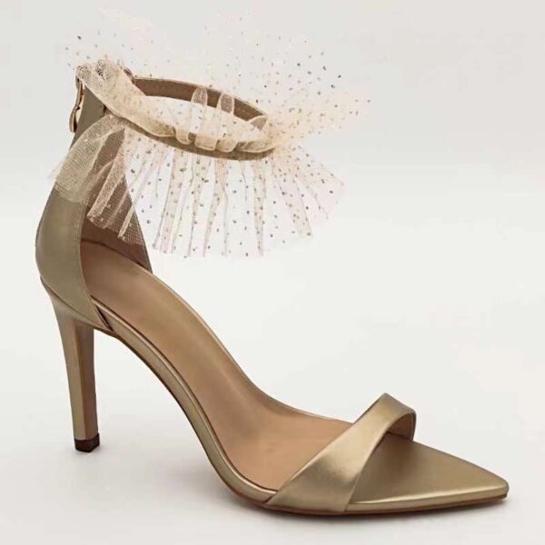 Gold with Champagne Thrill Pumps